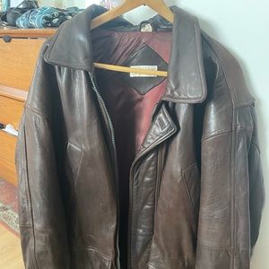 Andrew Marc Genuine Leather Jacket - Vintage Mens
